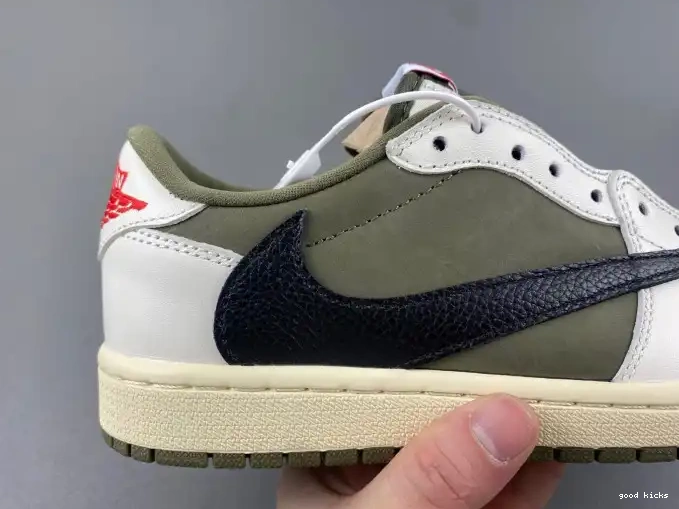 OLIVE SCOTT OG LOW JORDAN 1 AIR TRAVIS X DM7866-200 MEDIUM 0405